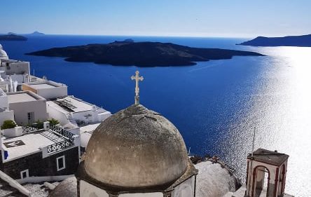 Landmarks of Santorini by Aressana!